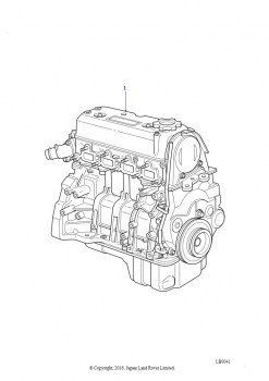 Двигатель разобранный (2.0L I4 8V TCIE)