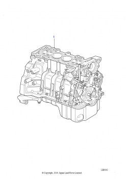 Двигатель короткий (2.0L I4 8V TCIE)