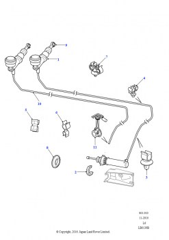 Главный цилиндр и трубки сцепления (Механическая коробка передач)