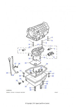 Картер, блок клапанов и соленоиды (Автоматическая коробка передач)
