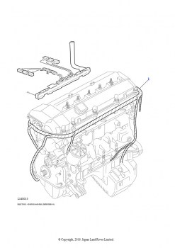Жгут проводов двигателя (2,8 л 6 цил. BMW M52 бензин)