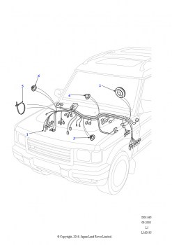 Жгут проводов - главный (С дизельными двигателями, LHD)