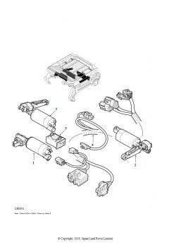 Передние - моторы и кабели приводов
