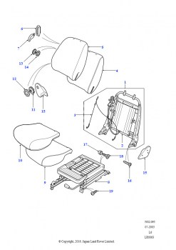 Передние сиденья (3-дверный, с мягкой/жесткой задней частью, Кожезаменитель для сидений)