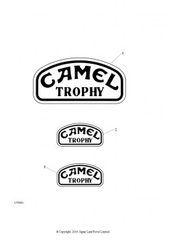 Эмблемы и наклейки - Camel Trophy