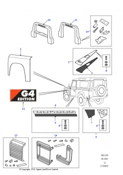 G4 LE - отделка экстерьера (Defender G4 Limited Edition)