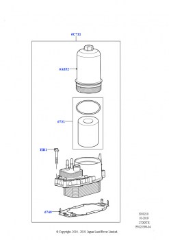 Масляный радиатор и фильтр (Lion дизель 2.7 V6 (140 кВт))