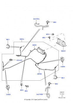 Стояночный тормоз (Трос стояночного тормоза)
