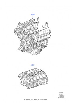 Сервисн.двиг.и неукомпл.блок цил. (3,6 л V8 32V DOHC EFi дизель Lion)