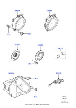 Динамики (Без бронирования, С аудиосистемой Premium Sound)