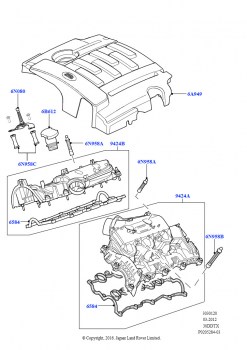 Впускной коллектор (Дизельный 3,0 V6)